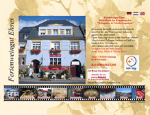 Tablet Screenshot of ferienweingut-ehses.de